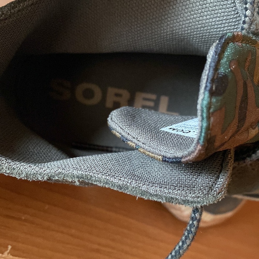 Sorel Out N About Camo Suede Waterproof Pac Boots - Picture 6 of 6